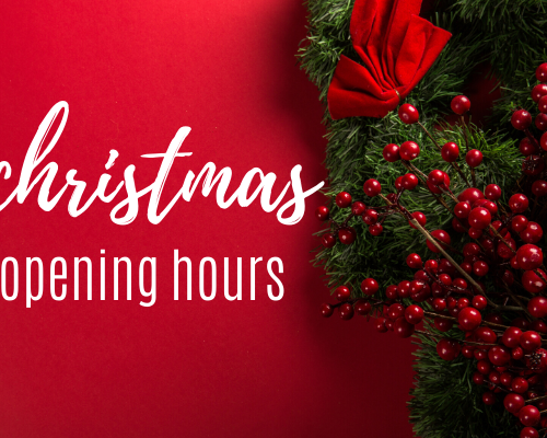 Christmas Opening Hours 2022