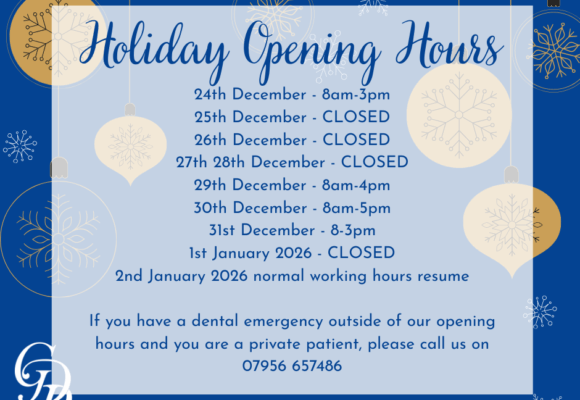 Holiday Opening Hours 2025